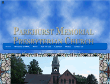 Tablet Screenshot of parkhurstmemorialpresbyterianchurch.com